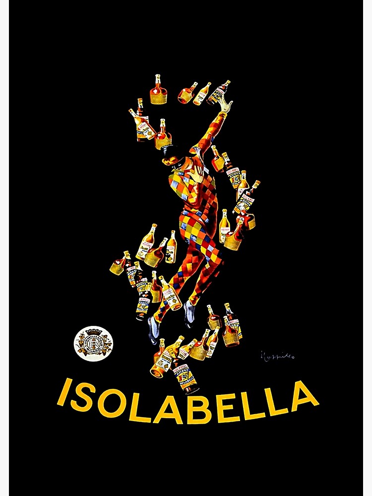 Disover Leonetto Cappiello Isolabella Liqueur Advertising Poster Premium Matte Vertical Poster
