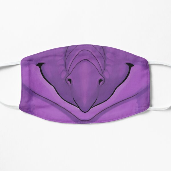 Emotive - Happy Purple Dragon Flat Mask