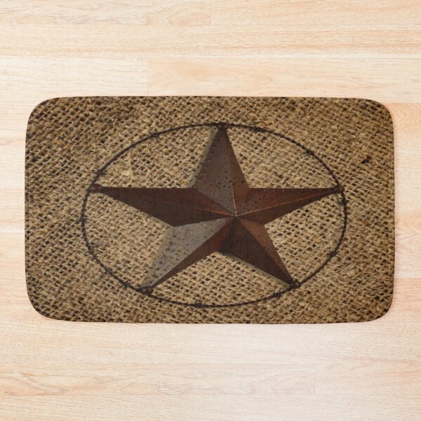 Item preview, rustic western country burlap star designed and sold by LEILA ART SPACE.