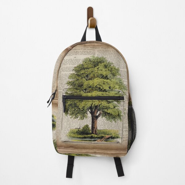 Item preview, 1980s hippie hipster fashion botanical art vintage oak tree designed and sold by LEILA ART SPACE.