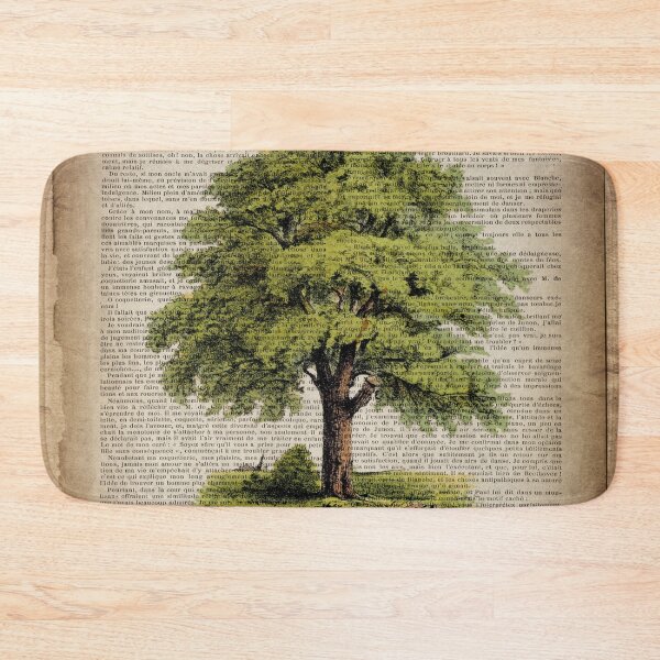 Item preview, 1980s hippie hipster fashion botanical art vintage oak tree designed and sold by LEILA ART SPACE.