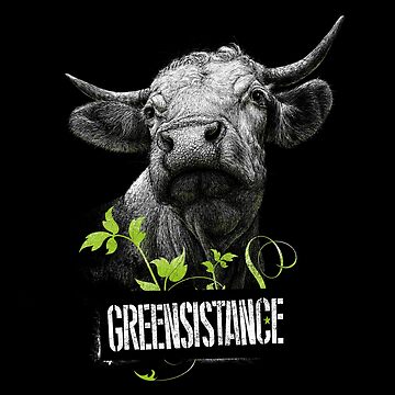 Vorschaubild zum Design GREENSISTANCE-KUH-FREIHEIT von Roland Straller