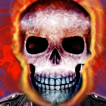 Artwork thumbnail, Ghost Rider by RoxanneG