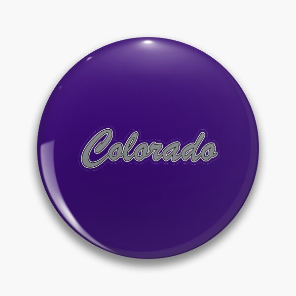Item preview, Baseball Fan of Colorado Silver Black and White on Purple designed and sold by gkillerb.