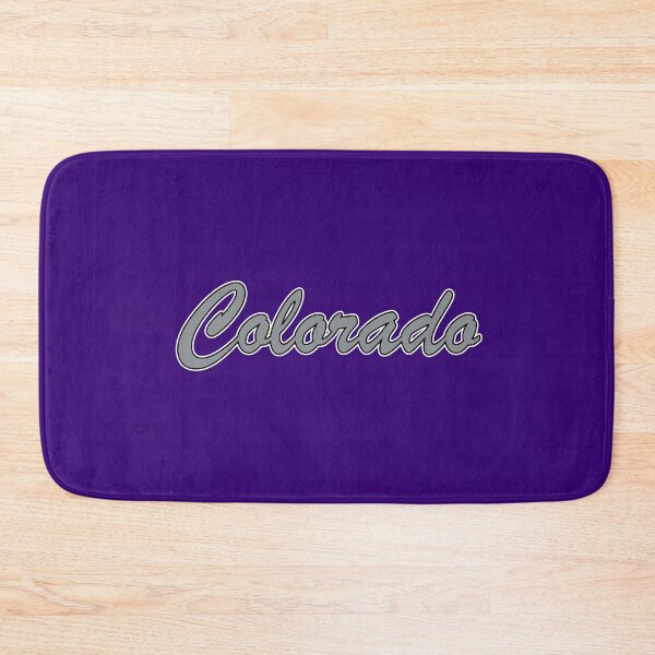 Item preview, Baseball Fan of Colorado Silver Black and White on Purple designed and sold by gkillerb.