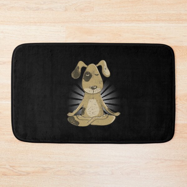 Item preview, Yoga Dog Meditates designed and sold by friendlyspoon.