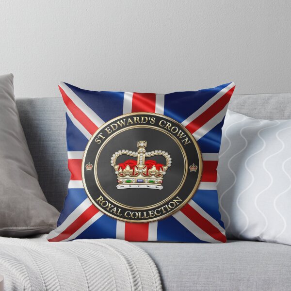 Item preview, Royal Collection - St Edward's Crown over UK Flag  designed and sold by Serge Averbukh Art Studio.