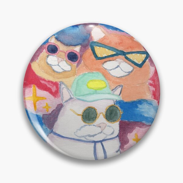 Snazzy Cats Pin