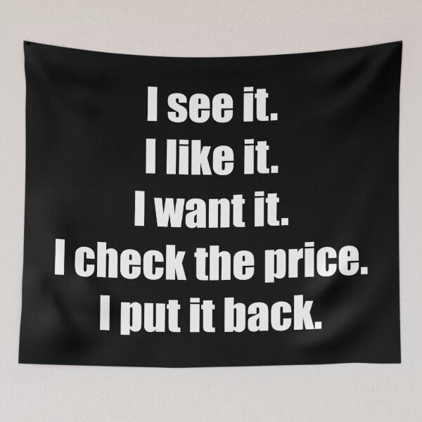 Item preview, Funny Shopping Expensive Things designed and sold by TrendsnHolidays.