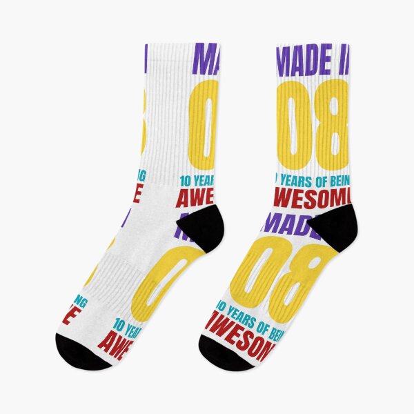 Item preview, MADE IN 08 10 YEARS OF BEING AWSOME designed and sold by Isheilstylish.