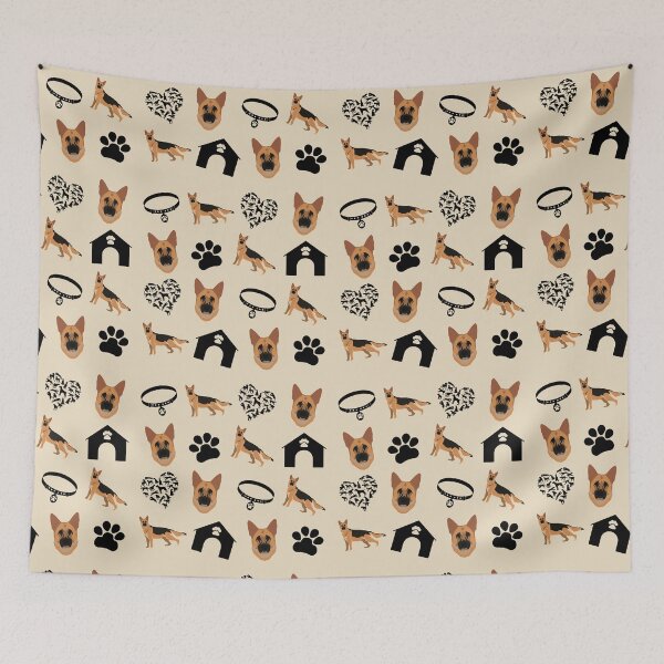 Item preview, German Shepherd Print  designed and sold by introVETed.
