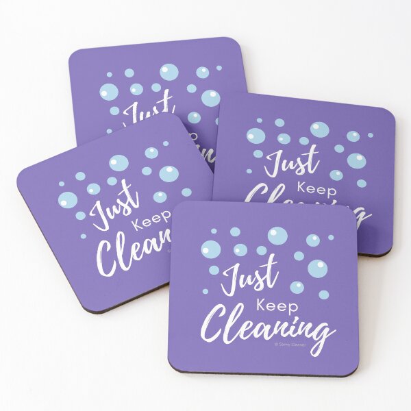 Item preview, Just Keep Cleaning designed and sold by SavvyCleaner.
