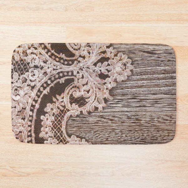 Item preview, cottagecore rustic Country Farmhouse Chic Barn Wood Lace designed and sold by LEILA ART SPACE.