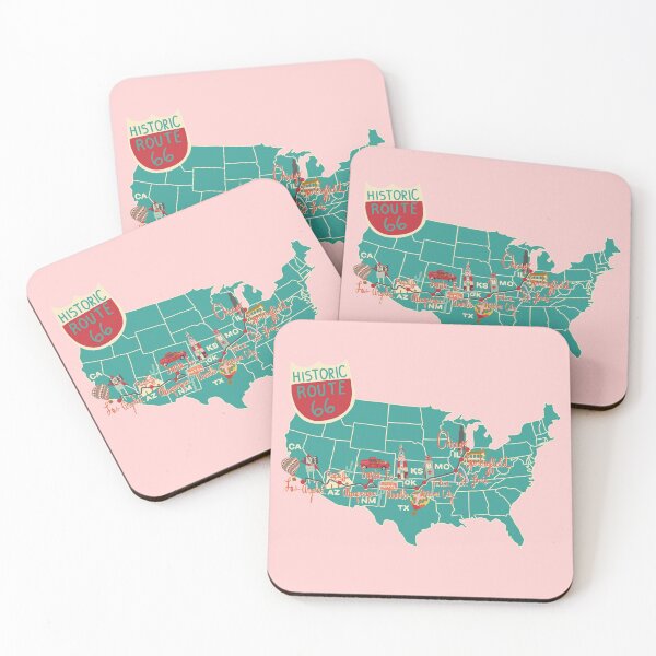 Item preview, Historic Route 66 Map designed and sold by jenbucheli.