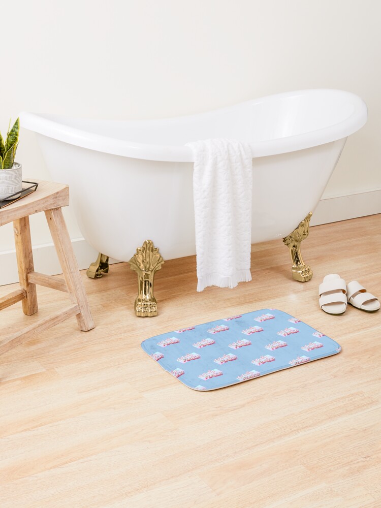 Thumbnail 2 of 6, Bath Mat, Totally RAD! designed and sold by RiottDesigns.