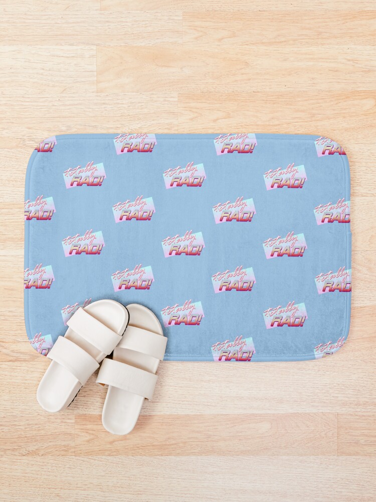 Thumbnail 1 of 6, Bath Mat, Totally RAD! designed and sold by RiottDesigns.