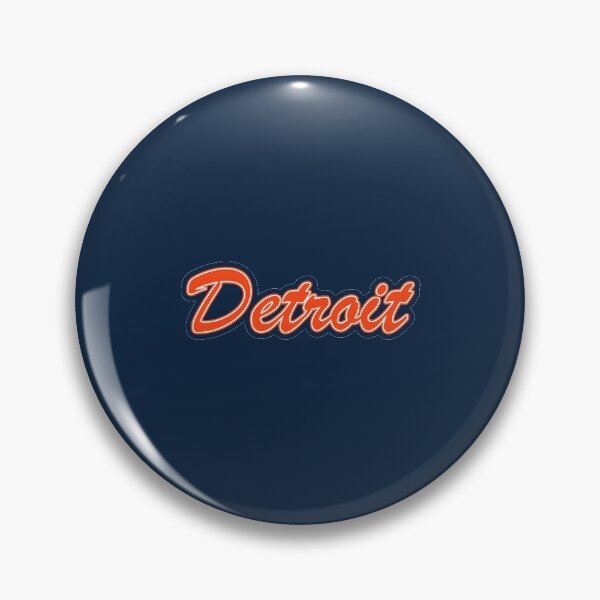 Item preview, Baseball Fan of Detroit Orange and White on Blue designed and sold by gkillerb.