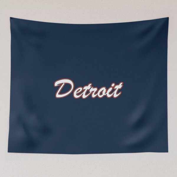 Item preview, Baseball Fan of Detroit White and Orange on Blue designed and sold by gkillerb.