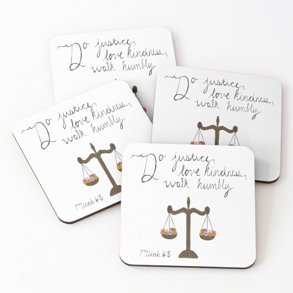 Item preview, Micah 6:8 justice, kindness & humility designed and sold by Mustard-Seeds.