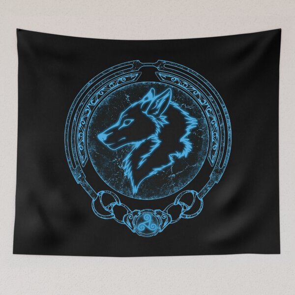 Item preview, Blue Fenris designed and sold by NicGrayGraphic.
