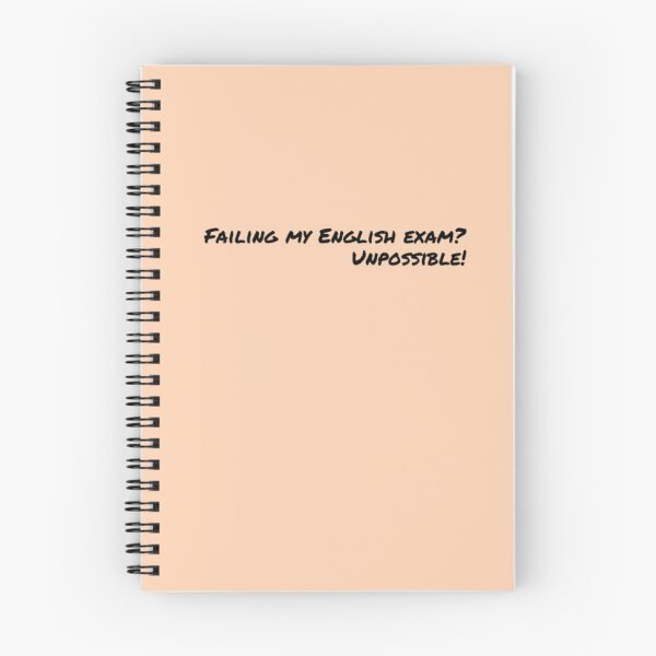 Item preview, Failing my English exam? Unpossible! designed and sold by Tantatee.