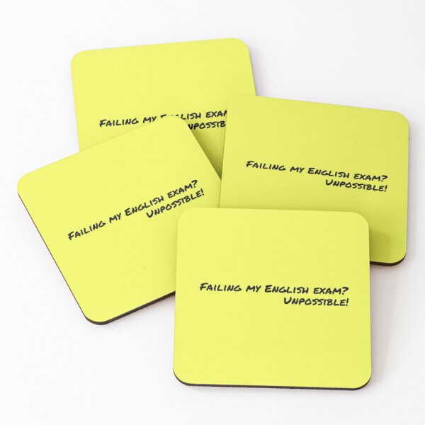 Item preview, Failing my English exam? Unpossible! designed and sold by Tantatee.