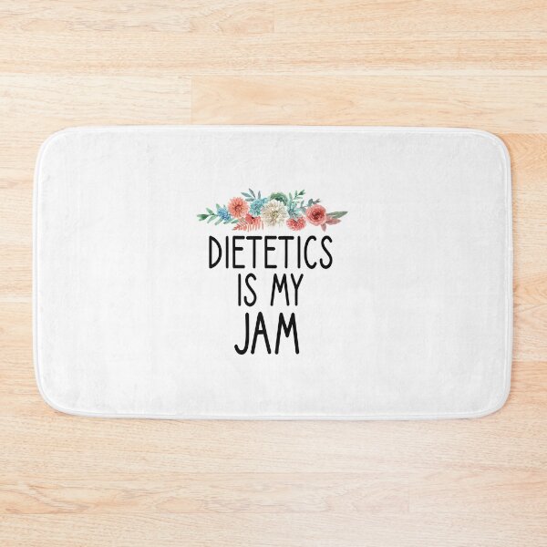 Item preview, Dietetics Is My Jam : Dietitian , Nutrition , Funny Nutrition Saying, Nutritionist, Nutrition Student,Gift For Her ,floral style idea design designed and sold by Chamssou.