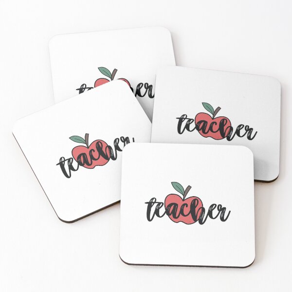 Item preview, Teacher - Red Apple designed and sold by The Sticker Desk.