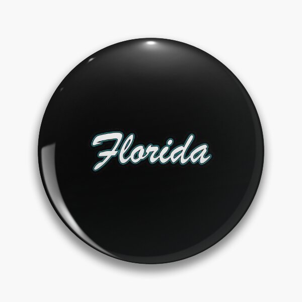 Item preview, Baseball Fan of Florida White and Blue on Black designed and sold by gkillerb.