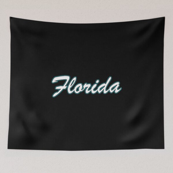 Item preview, Baseball Fan of Florida White and Blue on Black designed and sold by gkillerb.