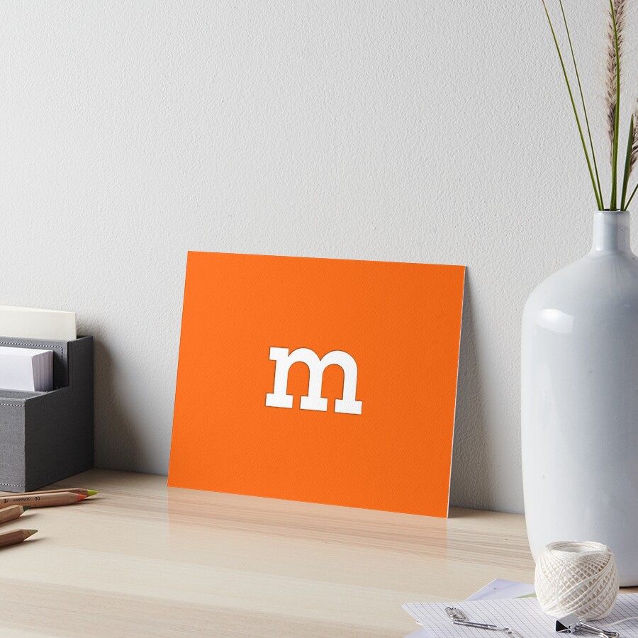 m&m Orange Throw Pillow for Sale by MrPixelus