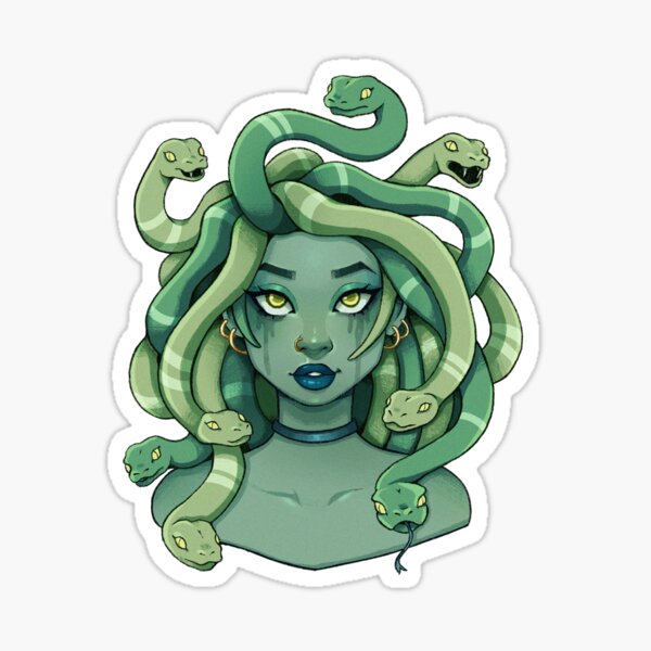 Stickers Sur Le Theme Gorgone Redbubble