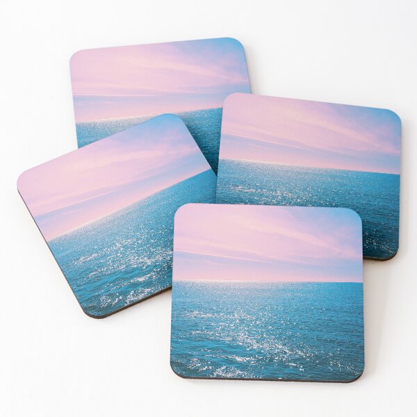 Item preview, Pink Sky and Mellow Sea designed and sold by Wanderlora.