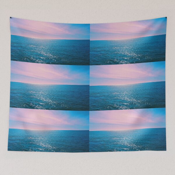 Item preview, Pink Sky and Mellow Sea designed and sold by Wanderlora.