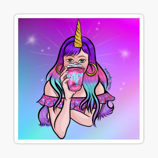 Unicorn Coffee Sticker
