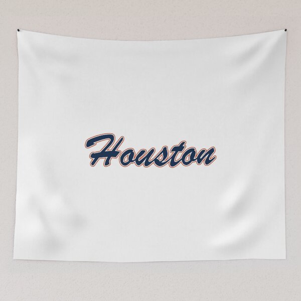 Item preview, Baseball Fan of Houston Blue and Orange on White (alt) designed and sold by gkillerb.