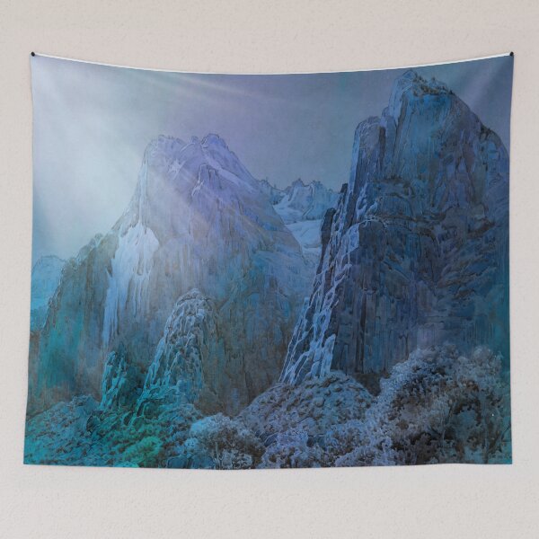 Item preview, Blue Desert Landscape Painting designed and sold by Hybridized.