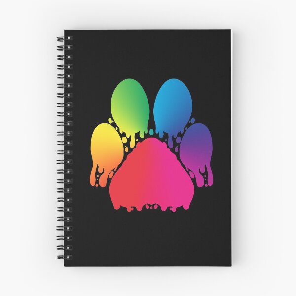 Item preview, Wet Paintprint (Rainbow Paw) designed and sold by GSKitty.