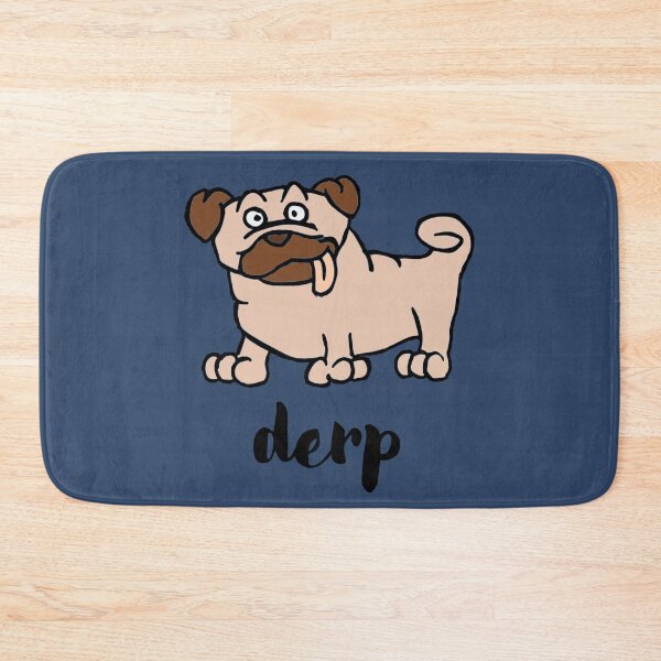 Item preview, Pug Derp - Silly Dog Cartoon designed and sold by MoPaws.