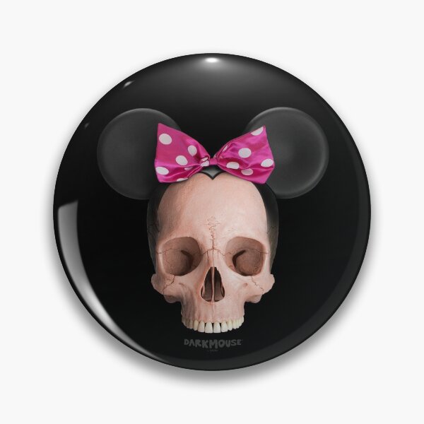 Item preview, skullmouse mini pink happy dark mouse skull designed and sold by Radu-Gabriel.