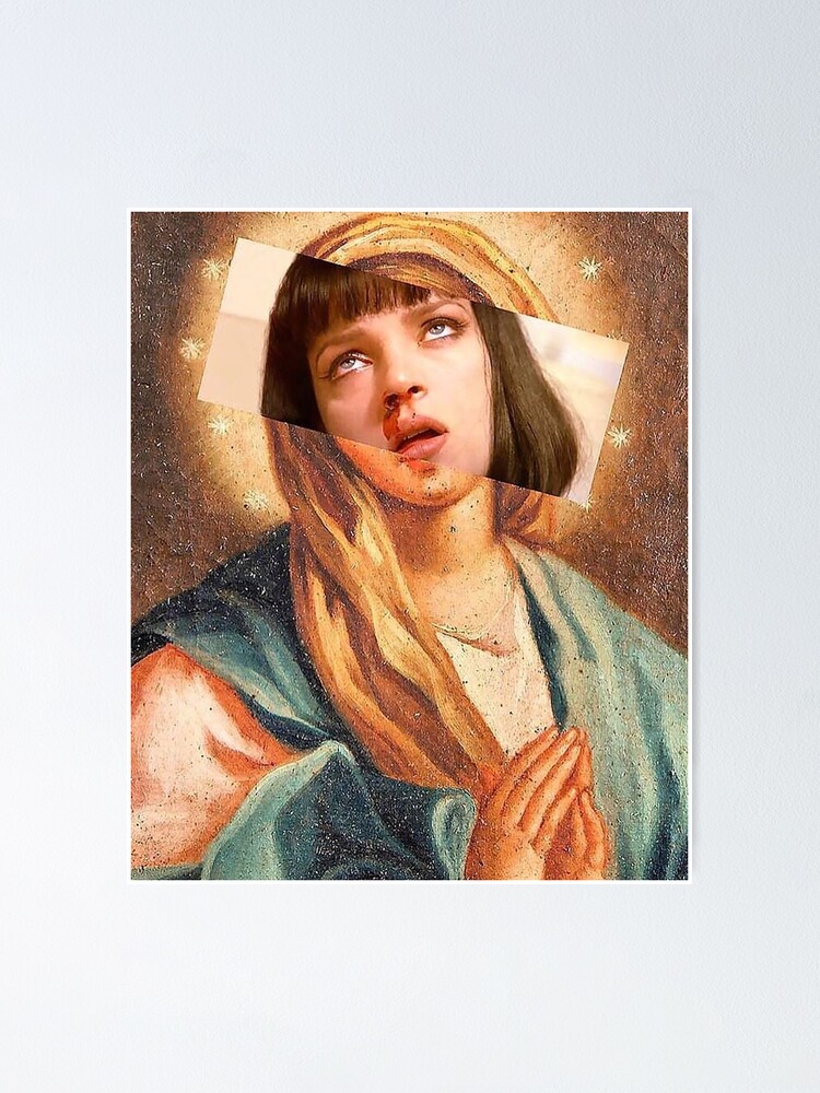 mia wallace virgin mary shirt