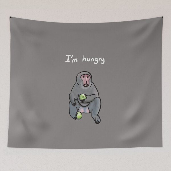 Item preview, A Hungry Formosan Macaque designed and sold by KanComics.