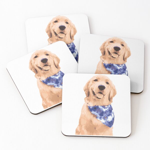Item preview, Hondo Bandana - Service Dog Golden Retriever designed and sold by abi-not-abby.