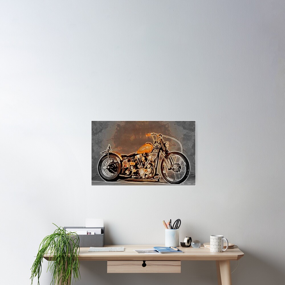 HARLEY PANHEAD Poster