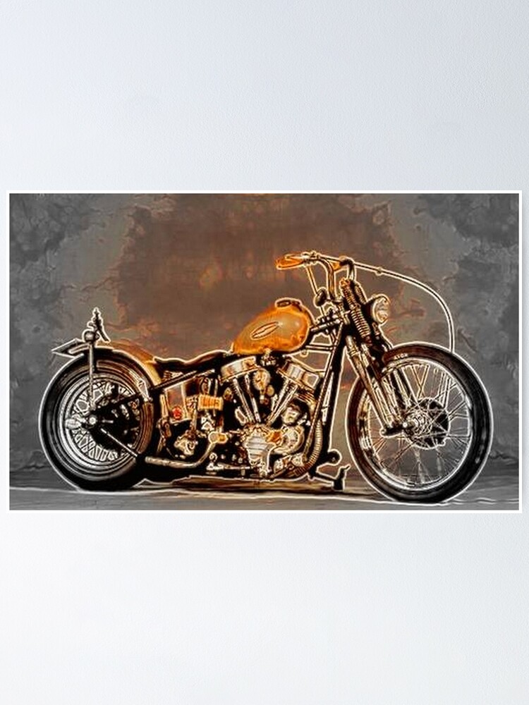 Alternate view of HARLEY PANHEAD Poster