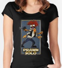 Prawn Solo Women's Fitted Scoop T-Shirt