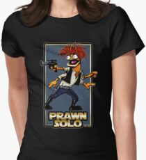 Prawn Solo Women's Fitted T-Shirt