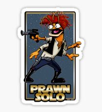 Prawn Solo Sticker