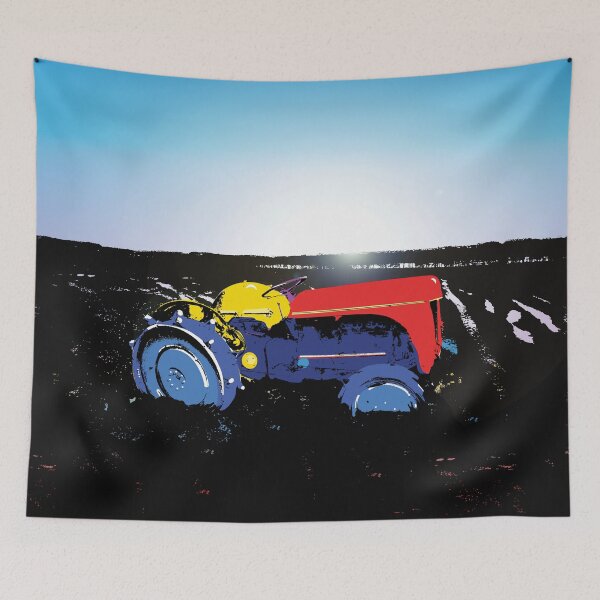 Item preview, Vintage Tractor Sunrise - Early Morning designed and sold by QuarterMoon.