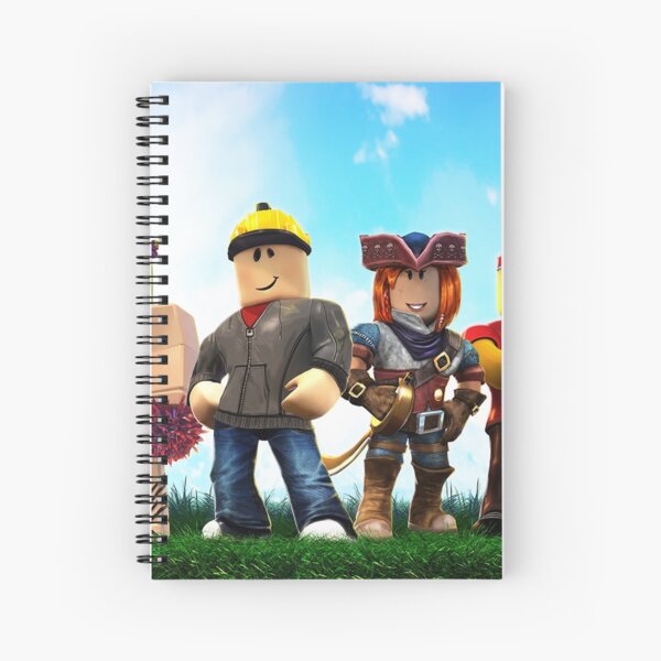 Roblox Gaming Spiral Notebooks Redbubble - roblox firefighter uniform id